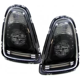 Trasera de luces led Mini Cooper negro