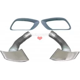 Pair of exhaust tips BMW X5 E70