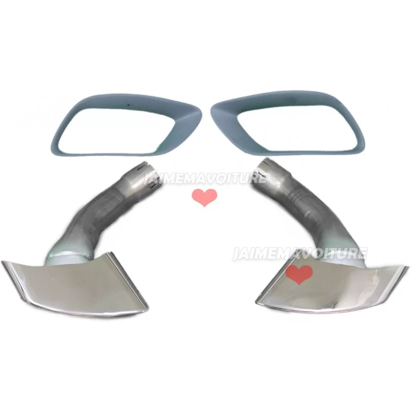 Pair of exhaust tips BMW X5 E70