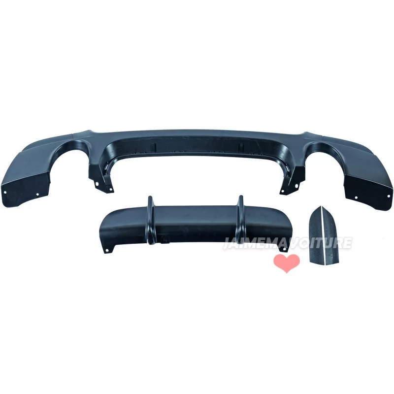 BMW 3-serie E92 prestanda bakre diffusor med dubbla utlopp BMW 3-serie E92 prestanda bakre diffusor med dubbla utlopp