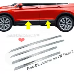 Spiel chrom alu Türen Stangen VW Tiguan II