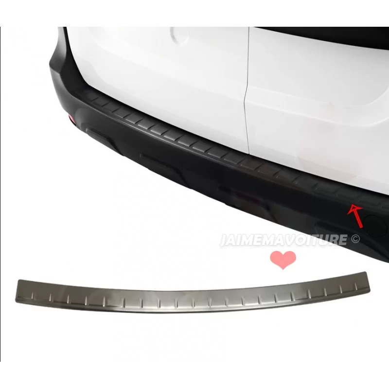 Brushed aluminum loading threshold Dacia Dokker Brushed aluminum loading threshold Dacia Dokker