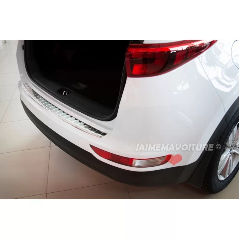 Kia Sportage IV Brushed Aluminum Loading Threshold