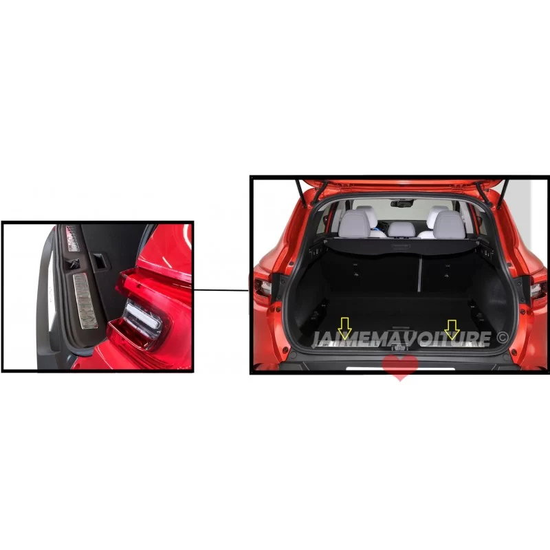 carga de aluminio alféizar Renault Kadjar