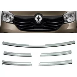 Rajout alu chrome pour calandre Renault Trafic III