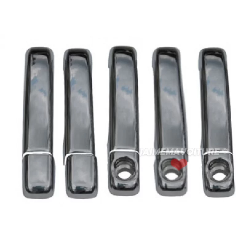 Cubiertas de la manija de puerta de aluminio cromado Opel Vivaro H2