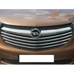 Rajout alu chrome pour calandre Opel Vivaro