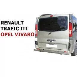 Opel Vivaro soglia di carico in alluminio spazzolato