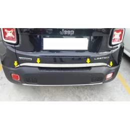 Bottom cromo ferroviario seguro aluminio cepillado Jeep Renegade