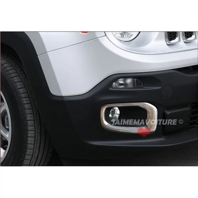 Cornice cromata per fendinebbia Jeep Renegade Cornice cromata per fendinebbia Jeep Renegade
