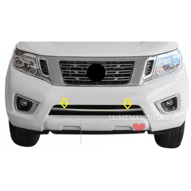 Aluminum chrome plated for grille Nissan Navara D23