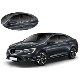 Contour de vitre chrome alu Renault Megane 4 berline