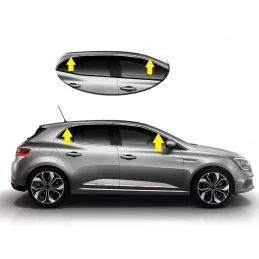 Renault Megane 4 aluminum chrome lower profile