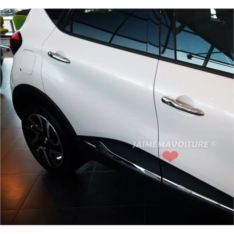 Couvre poignée de porte alu chrome keyless Renault Captur H1S2