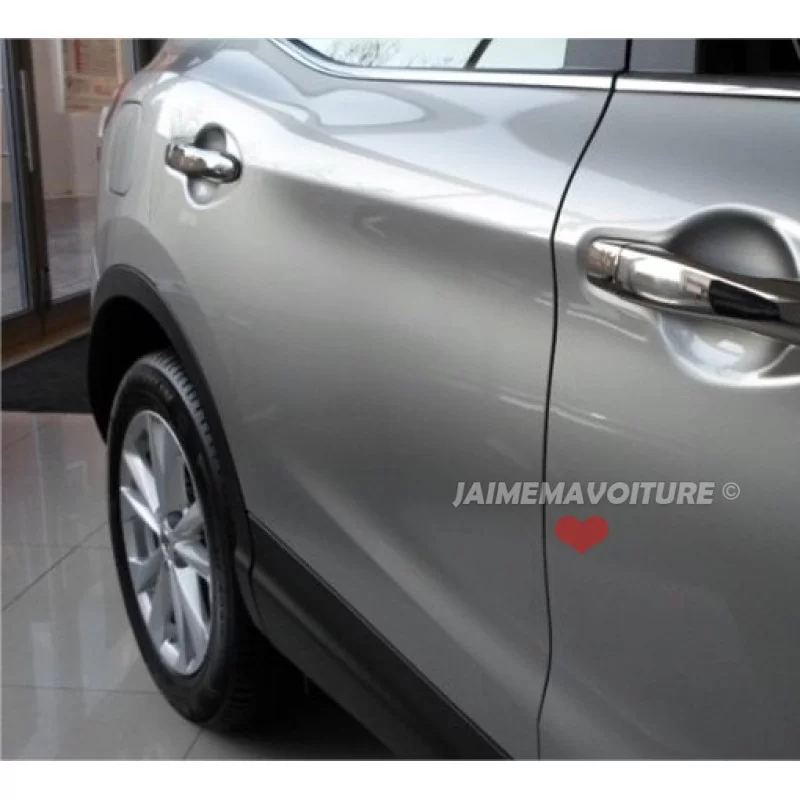 Couvre poignée de porte alu chrome keyless Renault Kadjar Couvre poignée de porte alu chrome keyless Renault Kadjar