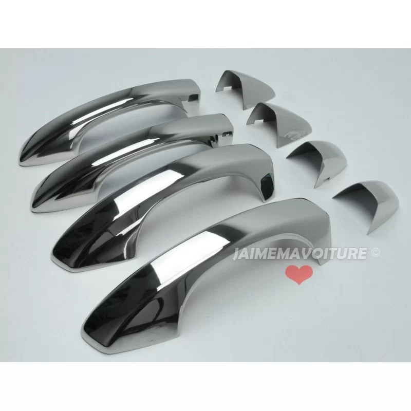 Seat Ateca dörrhandtagsskydd i aluminiumkrom Seat Ateca dörrhandtagsskydd i aluminiumkrom