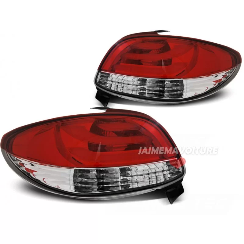 feux tuning arrières led peugeot 206