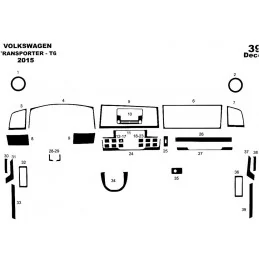 Legen Armaturenbrett VOLKSWAGEN Tiguan 17 Teile