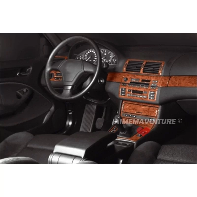 Insert tableau de bord BMW Série 3 E46 25 pièces Insert tableau de bord BMW Série 3 E46 25 pièces