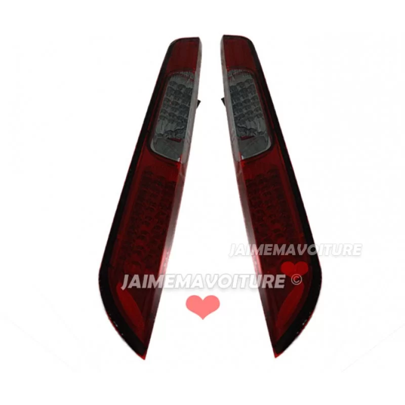Atrasos de faros FORD FOCUS 2 ahumado Led rojo Atrasos de faros FORD FOCUS 2 ahumado Led rojo