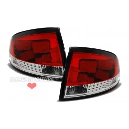 Audi TT 8N red white led rear lights