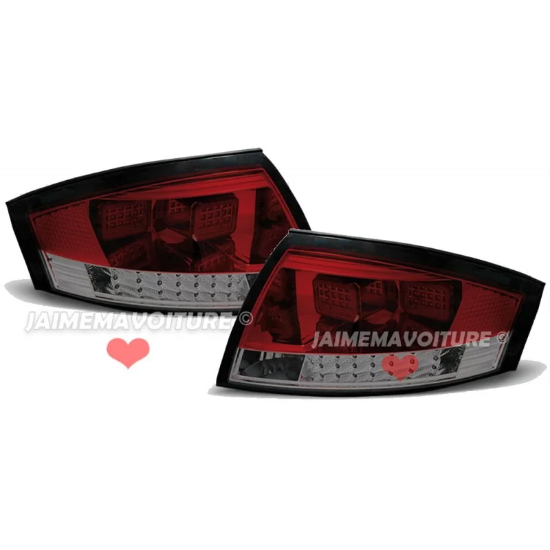 Luces de cola led humo rojo Audi TT 8N Luces de cola led humo rojo Audi TT 8N