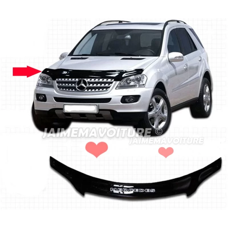 MERCEDES ML W164 Hood Deflector