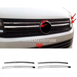 Baguettes calandre chrome alu VW T6 TRANSPORTER / CARAVELLE TrendLine