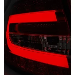 Tail lights led tube for Audi A6 red smoked 7 pins