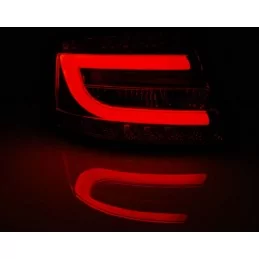 Fanali posteriori a led tubo per Audi A6 rosso fumé 7 pin