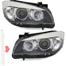 BMW X1 E84 angel eyes headlights