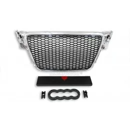 Grille Audi A4 B8 Audi RS4 Black Chrome look