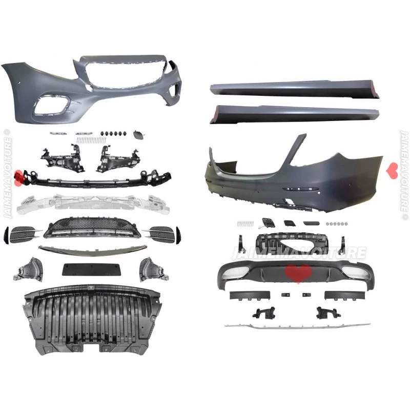 Bumper before Mercedes AMG 43 Cup GLC Bumper before Mercedes AMG 43 Cup GLC