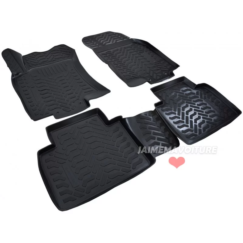 Tappetini in gomma 3D Nissan X-Trail T30 2001-2007 Tappetini in gomma 3D Nissan X-Trail T30 2001-2007