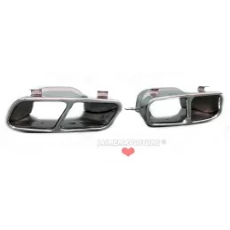 Exhaust tailpipes Mercedes A45 AMG CLA 45 GLA 45