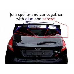 Ford Fiesta MK7 look RS spoiler