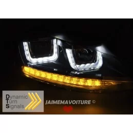 Front headlights led U VW Golf 7 Chrome line