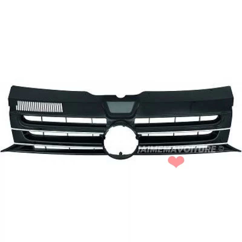 VW T5 grille carry 2009-2015 black chrome