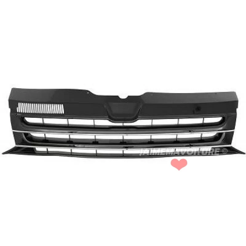 Black grille chrome VW T5 2009 - 2015