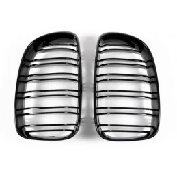 Black grille brilliant for BMW series 1 2004-2007 look M