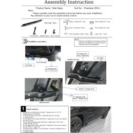 Footboard Jeep Cherokee 2014-2018