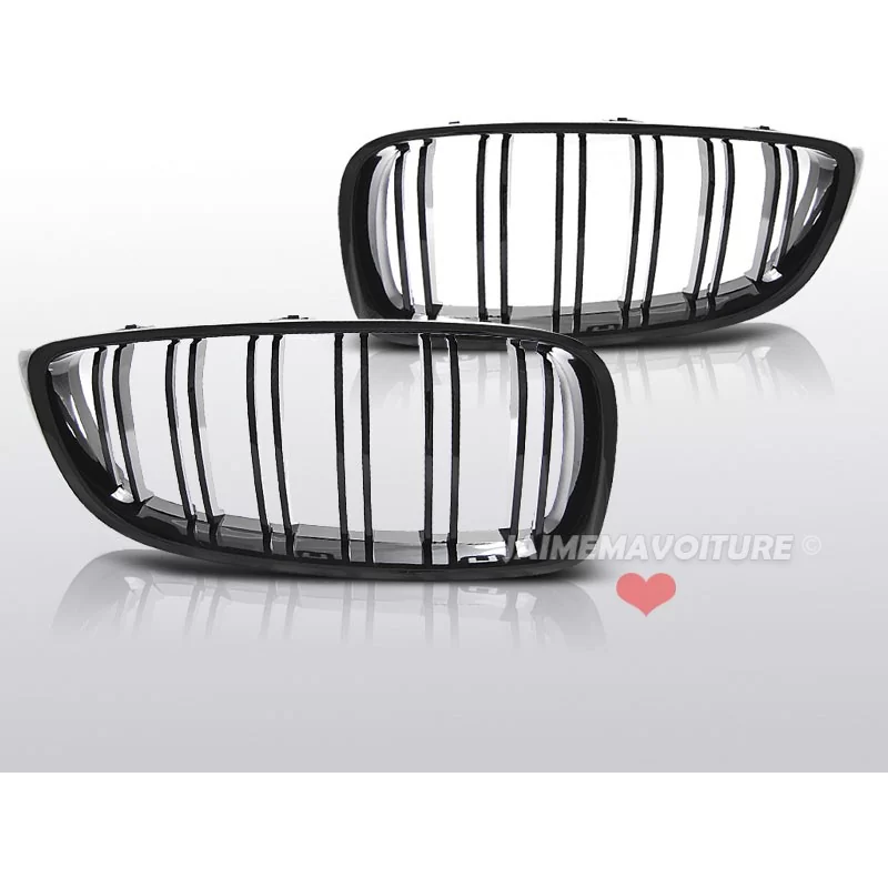 Calandre noir brillant vernie BMW Série 4 F32 F33 F36 look M4 Calandre noir brillant vernie BMW Série 4 F32 F33 F36 look M4