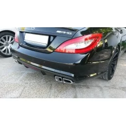 Mercedes class C AMG E63 exit alu chrome exhaust tip