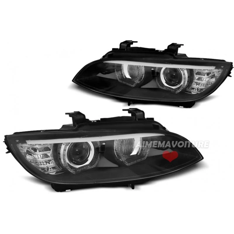 Xenon lights angel eyes BMW 3D series 3 E92 E93