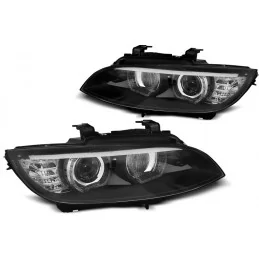 Front headlight xenon angel eyes BMW series 3 E92 E93