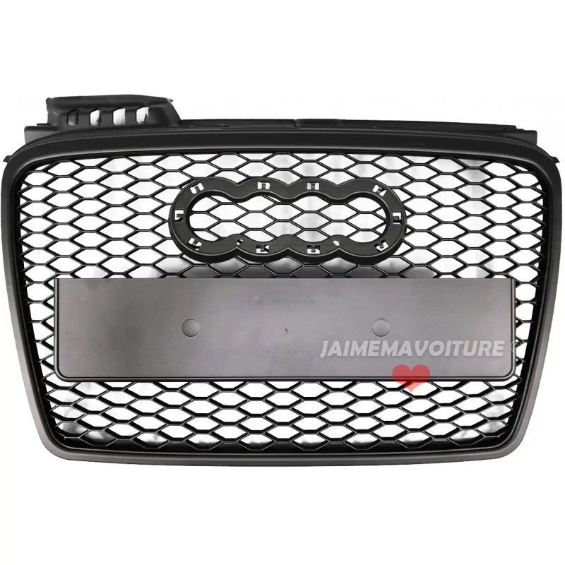 Zwarte Audi A4 RS4 honingraatgrille