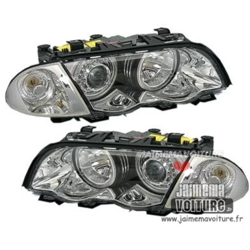 Headlights Angel eyes BMW 3 series front