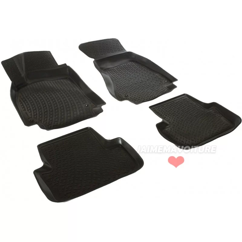 Gummimattor Audi A4 2008 2009 2010 2011 2012 2013 2014 2015