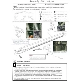 Notice installation marche pied rav4