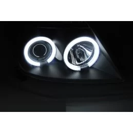 Headlights Angel eyes for Suzuki Swift - black fronts Jaimemavoiturett 3 - Jaimemavoiture.fr 